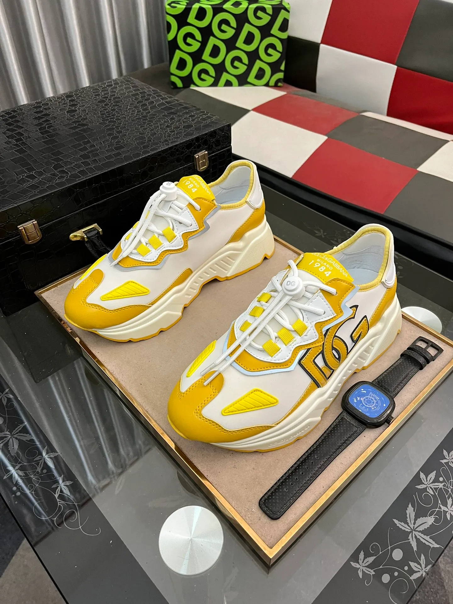 Men's shoes 💰480⌚️⌚️[DG] The most fashionable and original uppers, casual shoes make walking more convenient and comfortable, sports casual men's shoes, perfect 1:1 replica [color] compared with official quality, all use the original. Create a fashionable personality to highlight your uniqueness😎! Code number: 38-44